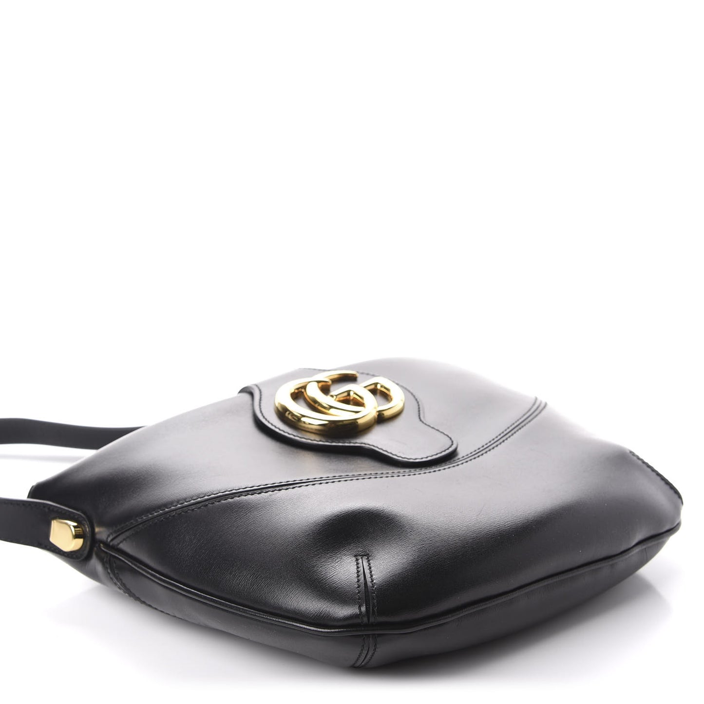 Calfskin Medium Arli Shoulder Bag Black