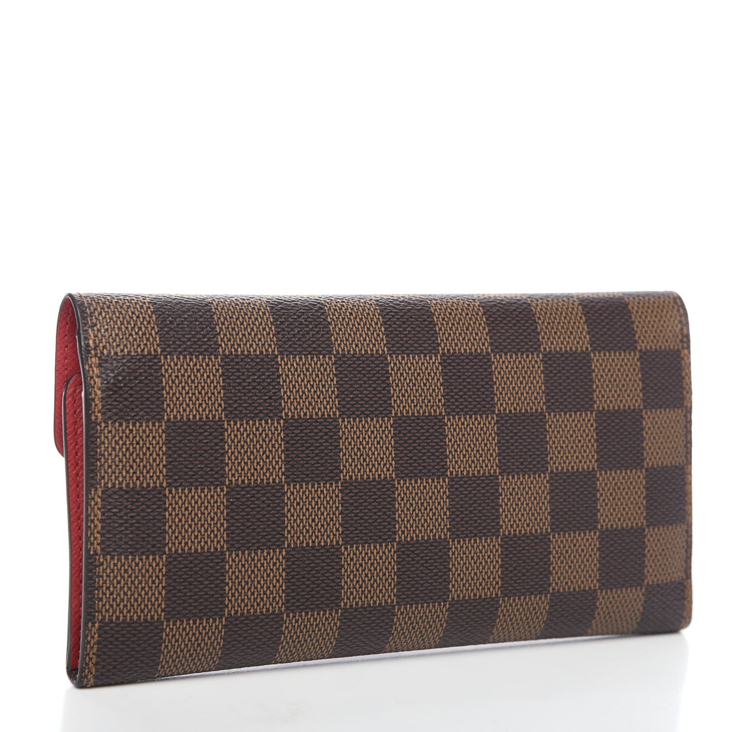 Damier Ebene Josephine Wallet Red