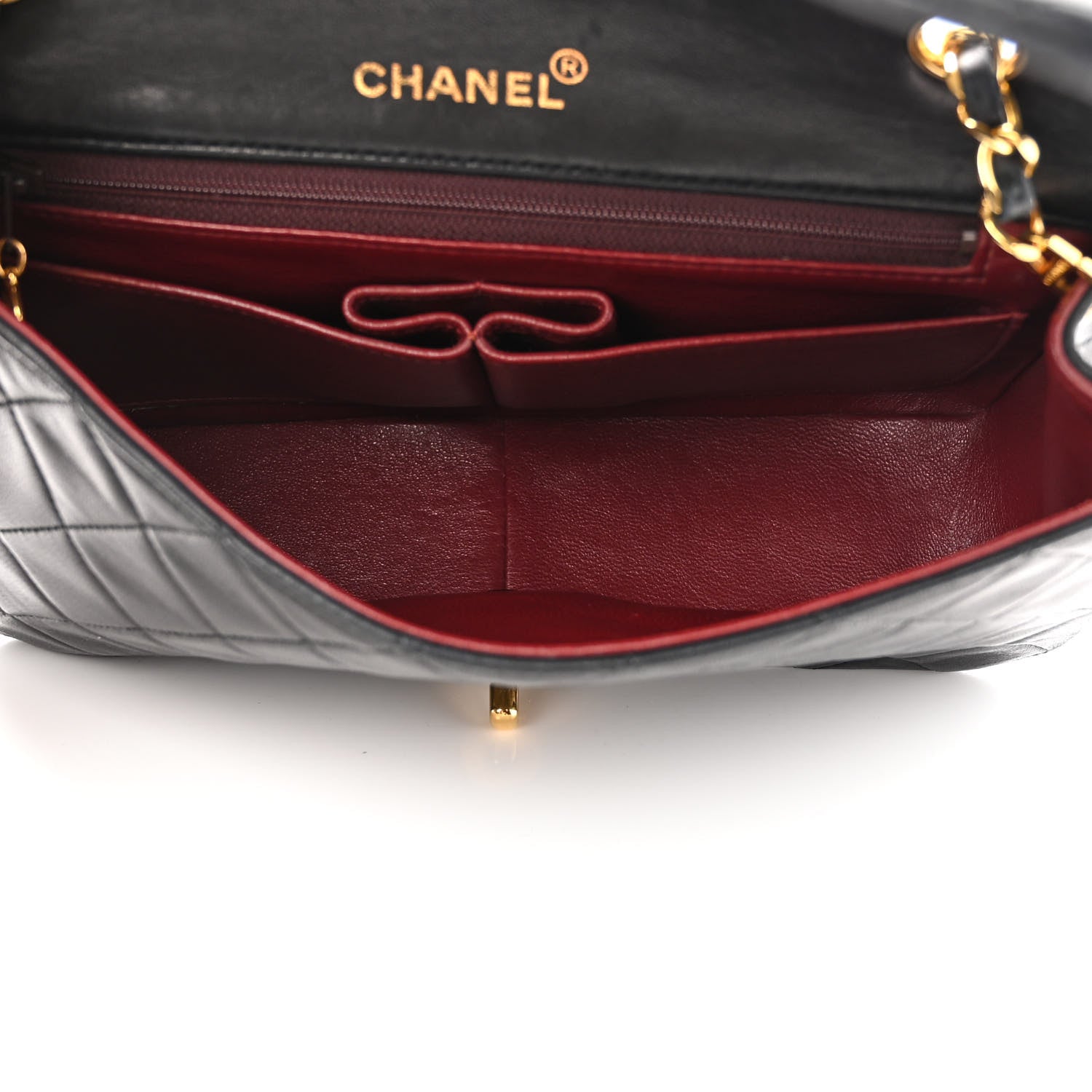Chanel Lambskin Quilted Small Single Flap Black 5 of 14