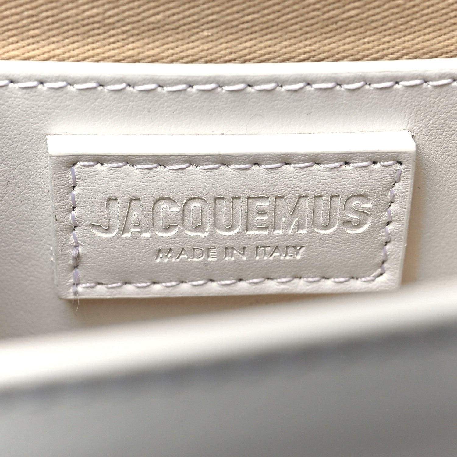 Jacquemus Smooth Calfskin Le Grand Bambino White 6 of 11