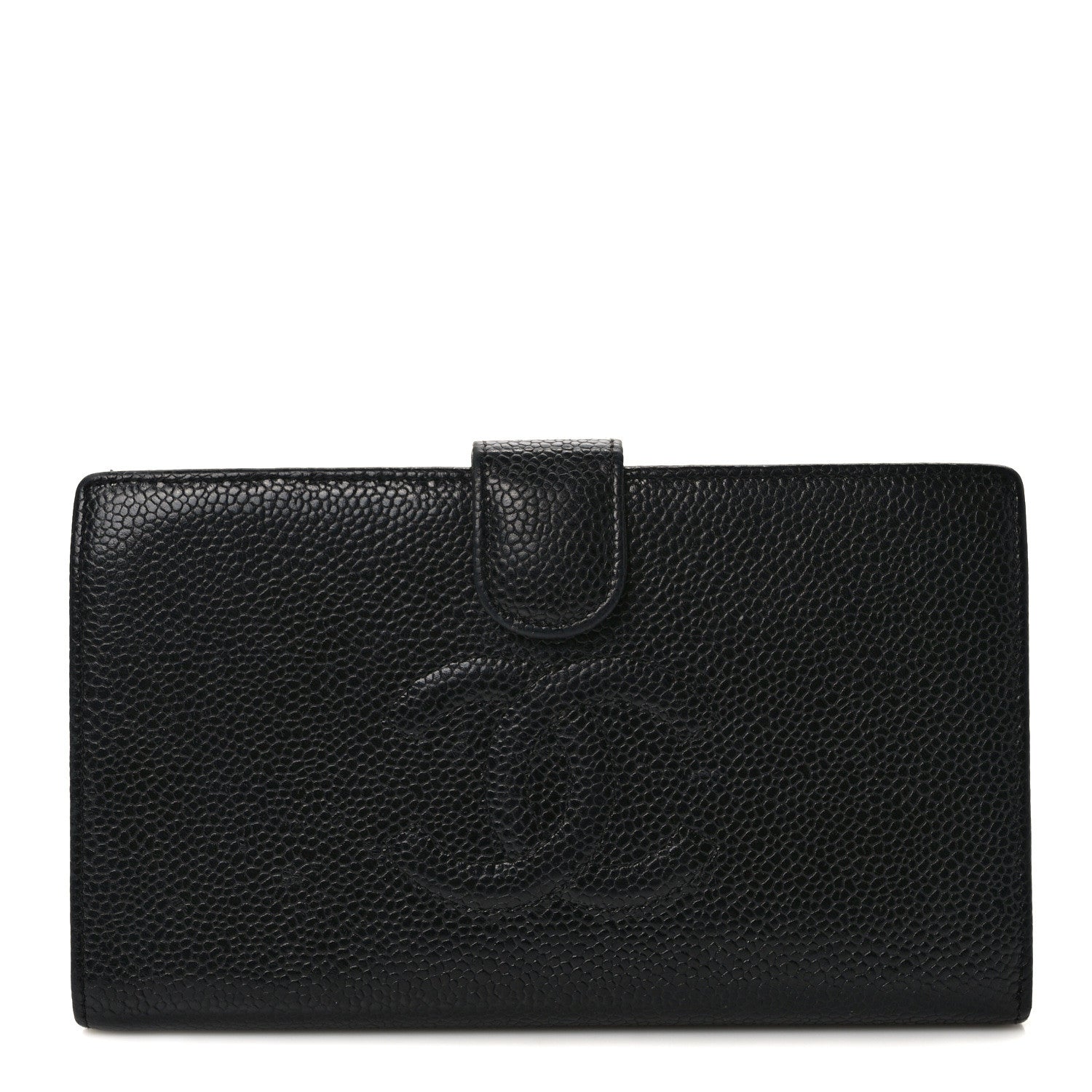 Chanel Caviar Timeless CC French Wallet Black 1 of 8