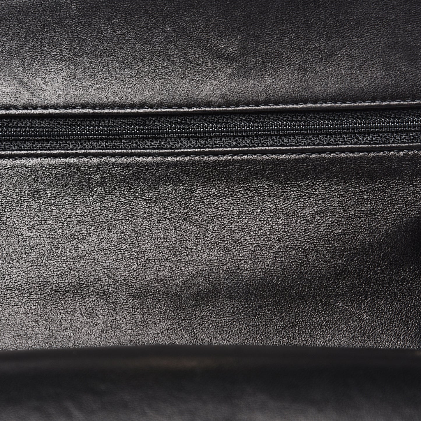 Lambskin Quilted Small Double Flap Black