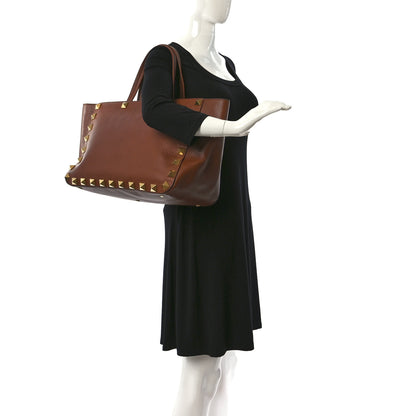 Valentino Garavani Grained Calfskin Roman Stud Tote Selleria 2 of 8