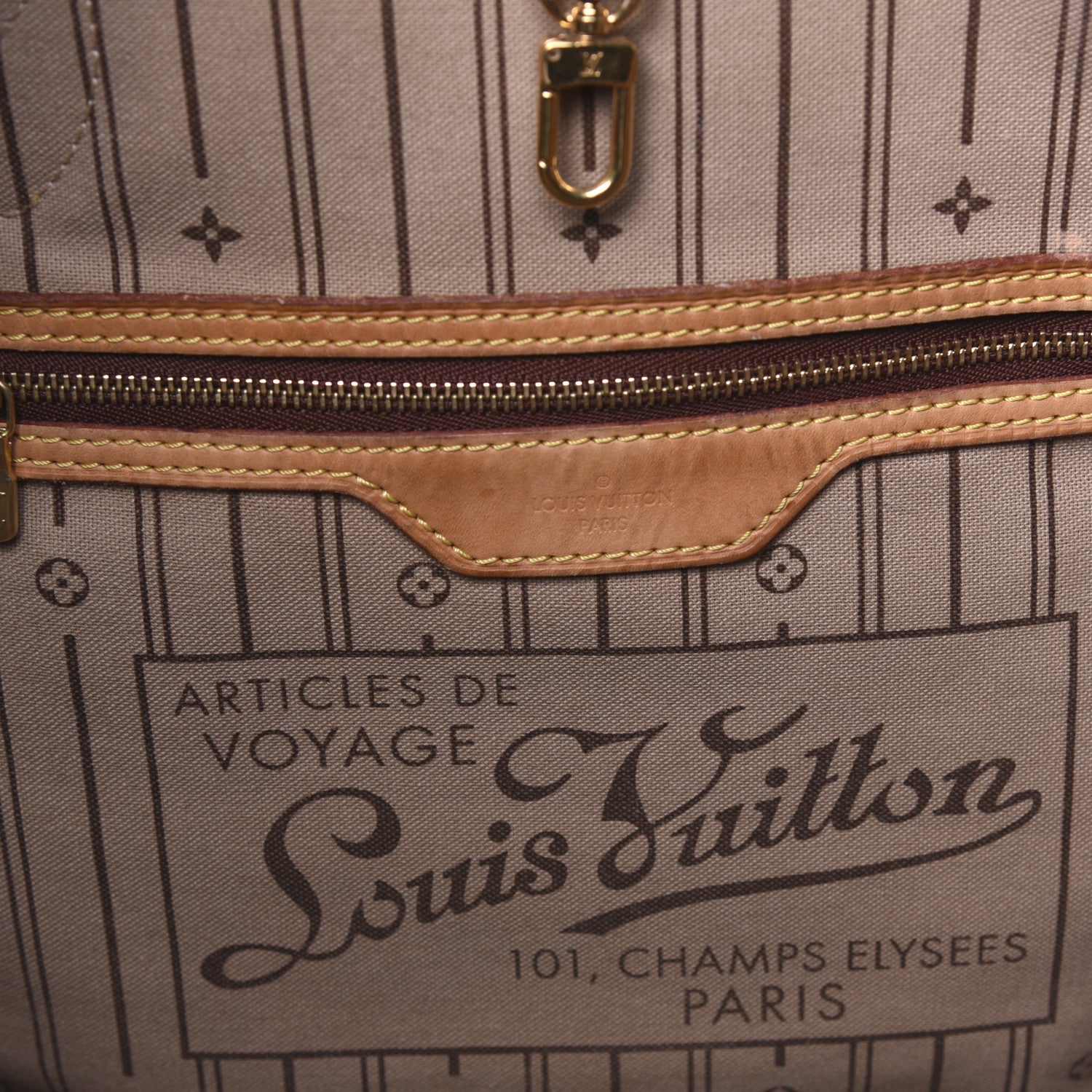 Louis Vuitton Monogram Neverfull MM 7 of 9