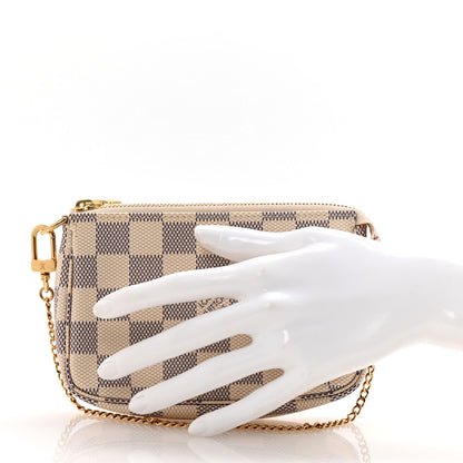 Louis Vuitton Damier Azur Mini Pochette Accessories 2 of 8