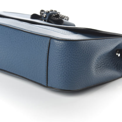 Christian Louboutin Calfskin Sweet Charity Shoulder Bag Blue 7 of 9