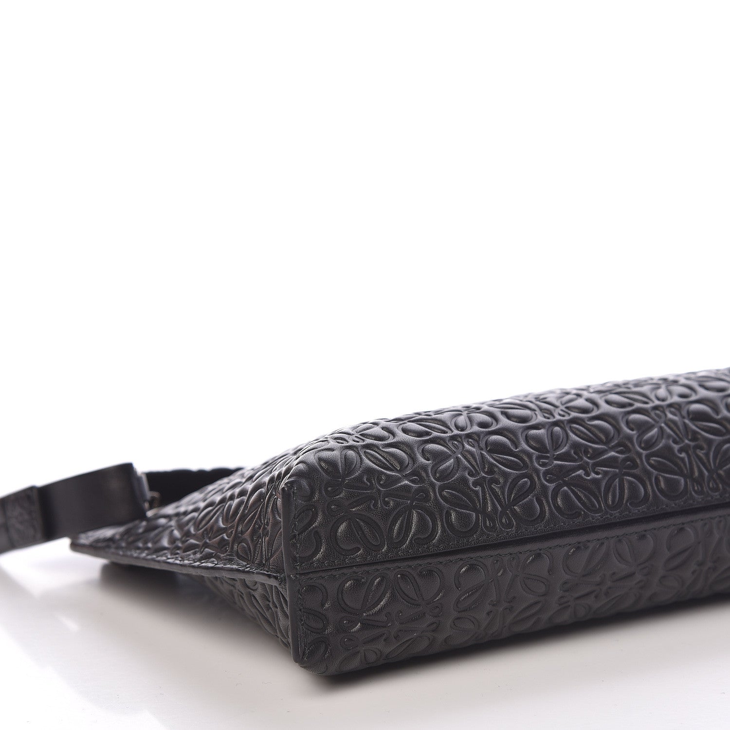 Loewe Calfskin Embossed Medium Repeat T Pouch Black 8 of 10