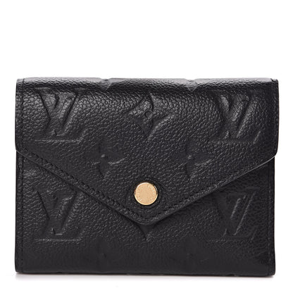 Louis Vuitton Empreinte Victorine Wallet Black 1 of 8