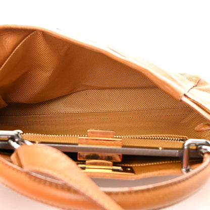 Fendi Goatskin Medium Peekaboo Iconic Satchel Camel 5 of 20