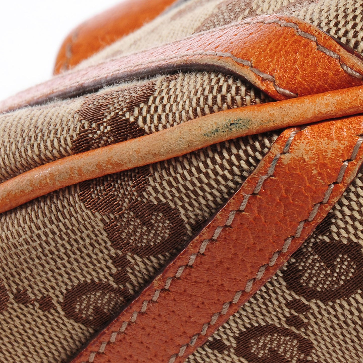 Monogram Small Abbey Convertible Tote Orange
