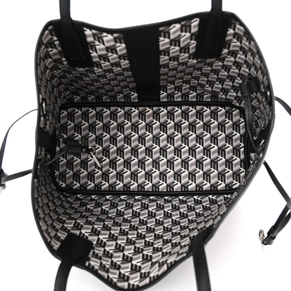 MCM Visetos Medium Liz Reversible Shopper Tote Black 9 of 17