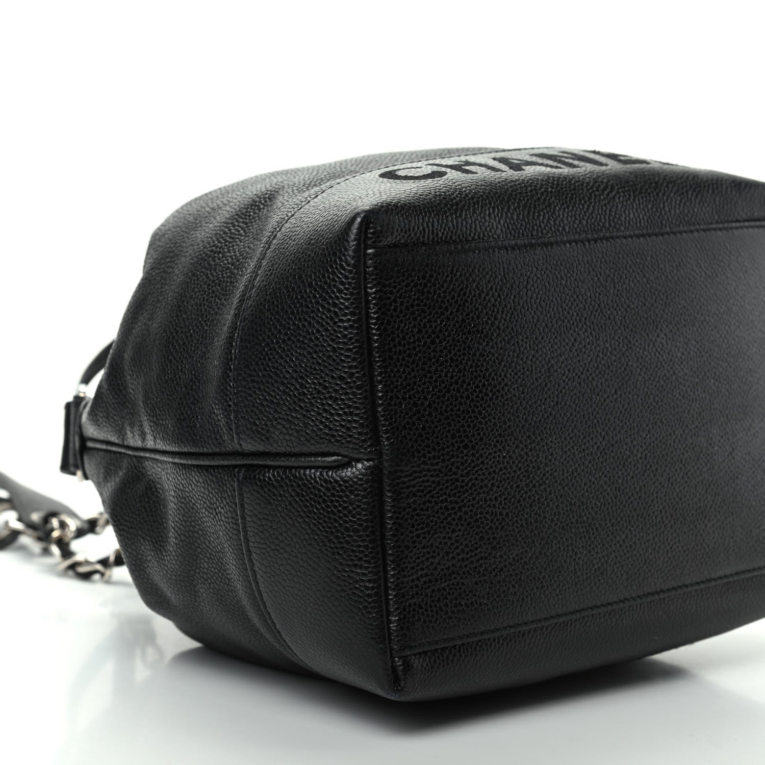 Chanel Caviar Drawstring Shoulder Bag Black 6 of 9