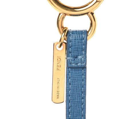 Fendi Fox Fur Pom Pom Bag Charm Navy 3 of 3
