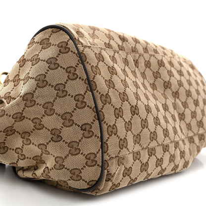 Gucci Monogram Medium Sukey Boston Bag Brown 9 of 15