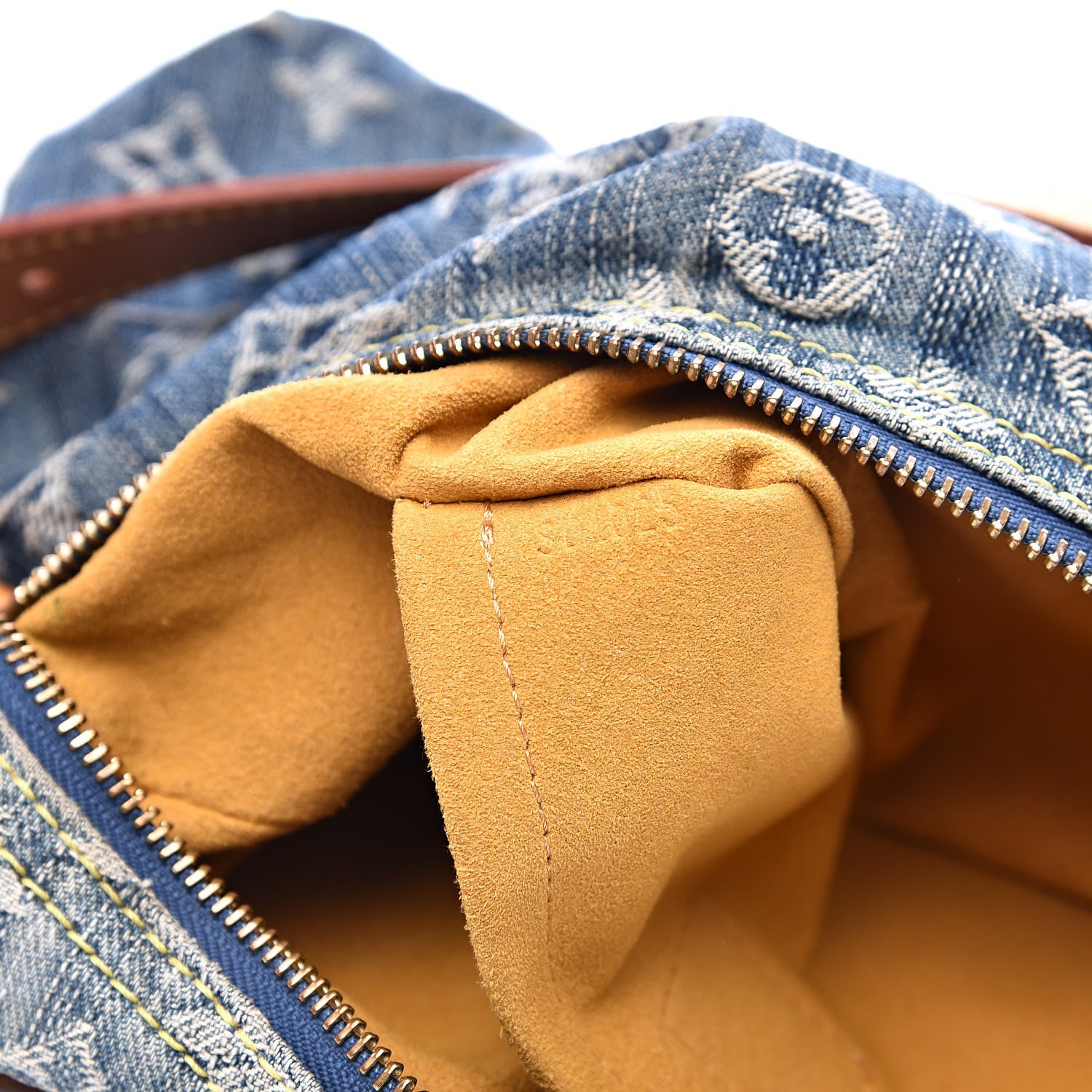 Louis Vuitton Monogram Denim Baggy PM Blue 7 of 15