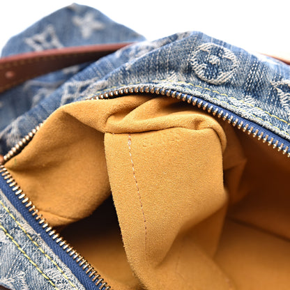Louis Vuitton Monogram Denim Baggy PM Blue 7 of 15
