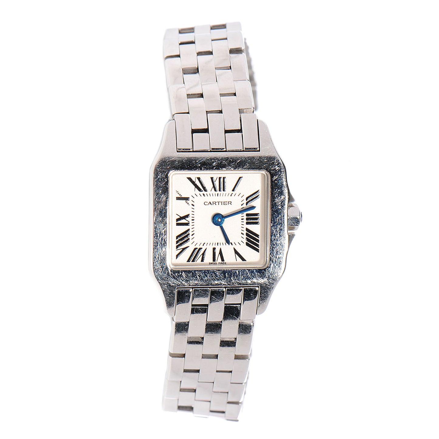 Stainless Steel 20mm Santos Demoiselle Quartz Watch