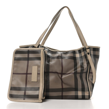 Burberry Smoked Check Small Canterbury Tote Trench 3 of 13