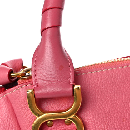 Chloe Calfskin Small Marcie Satchel Coral Pop 15 of 20