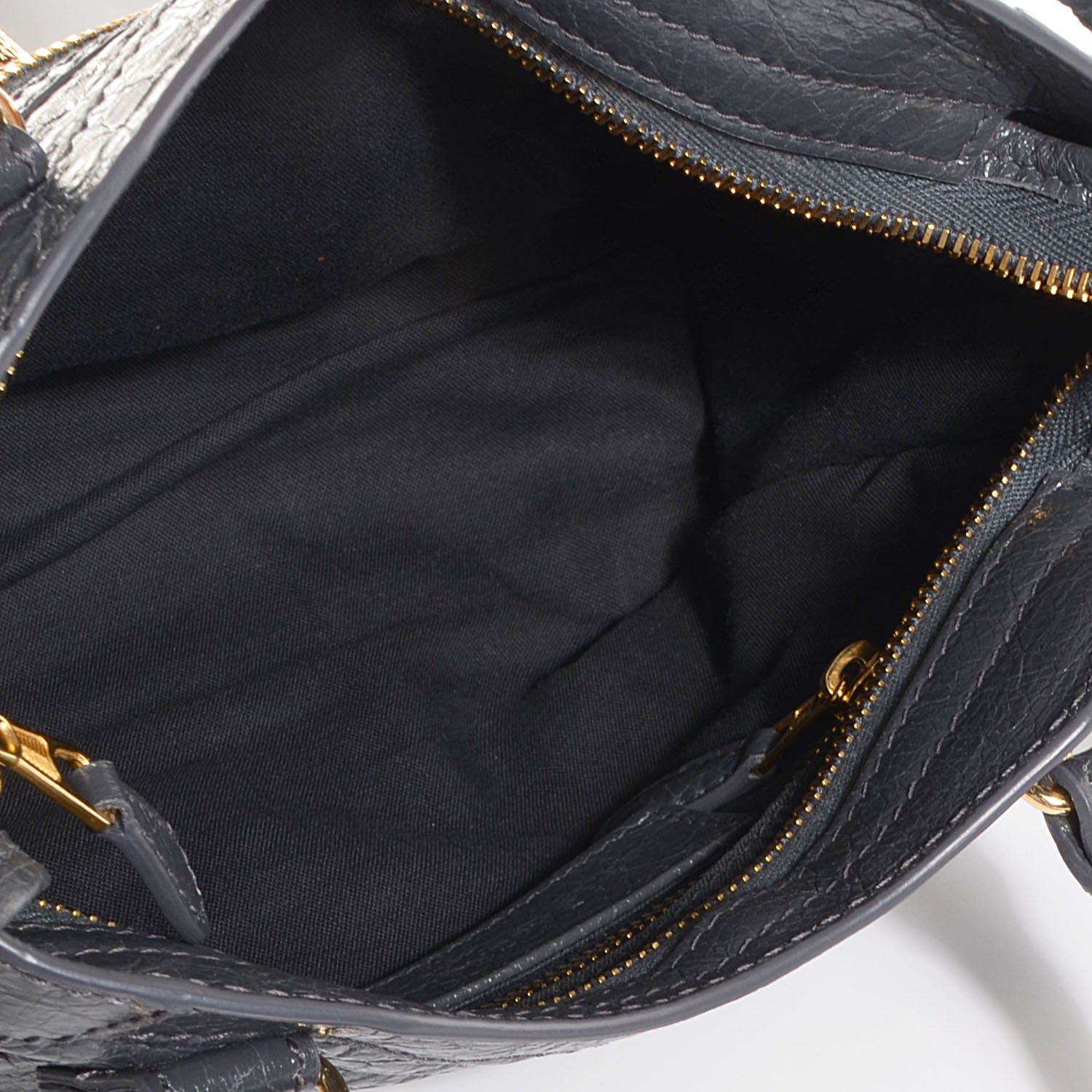 Balenciaga Agneau Giant 12 Gold Hardware Mini City Gris Fossile 5 of 11