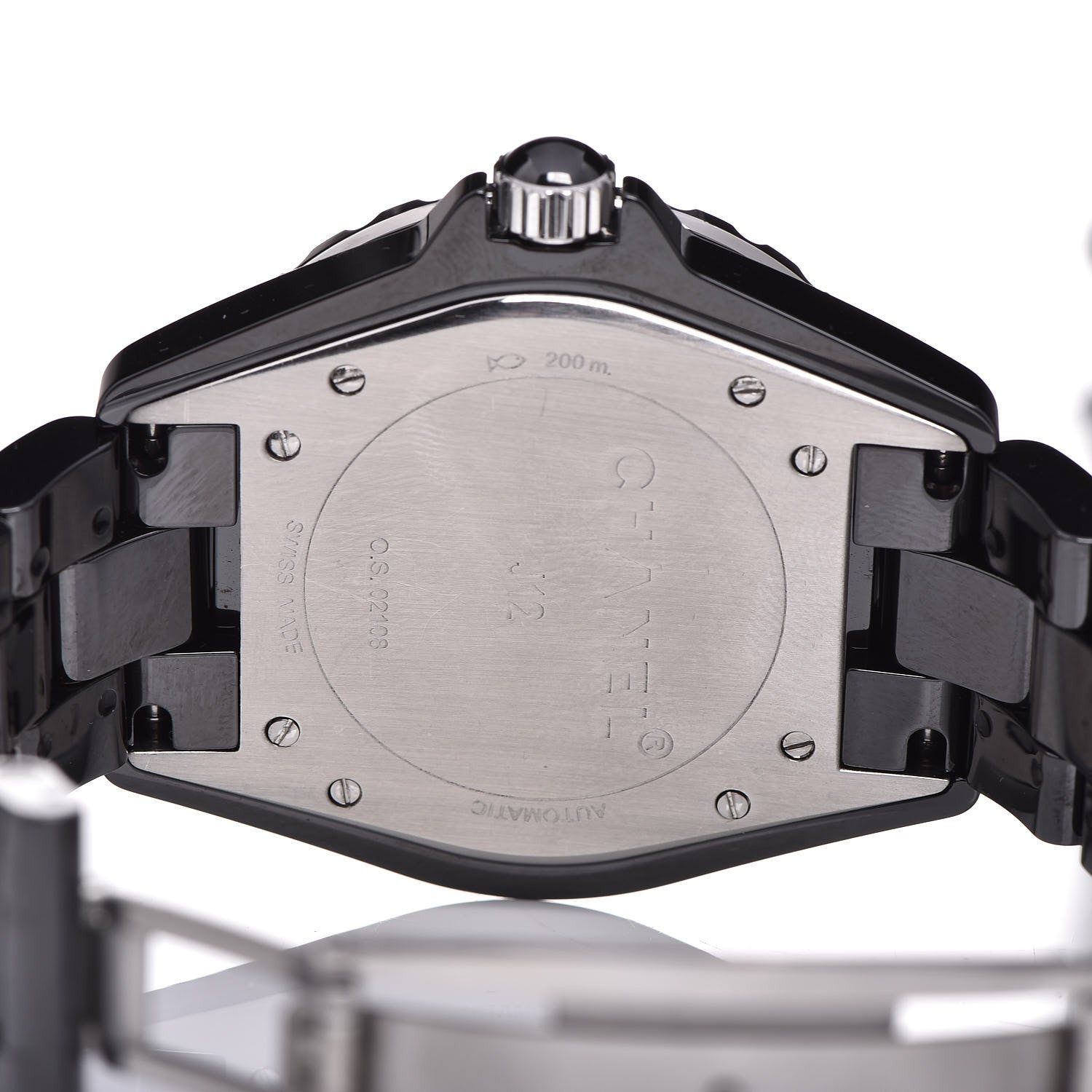 Chanel Stainless Steel Ceramic 41mm J12 Automatic Watch Black 5 of 6