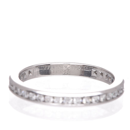 Tiffany Platinum Diamond .56ctw Eternity Band Ring 49 4.75 3 of 4