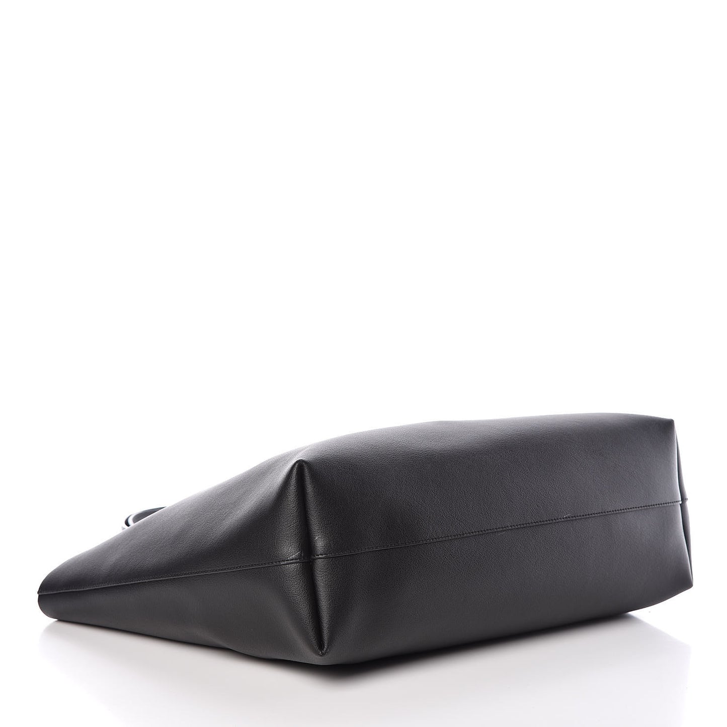 Calfskin Large Shopping Tote Black