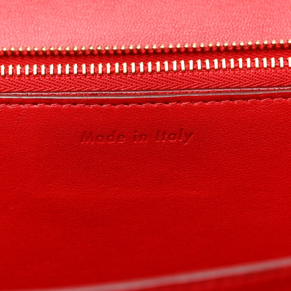 Celine Goatskin Medium Classic Box Flap Bag Carmin 6 of 14