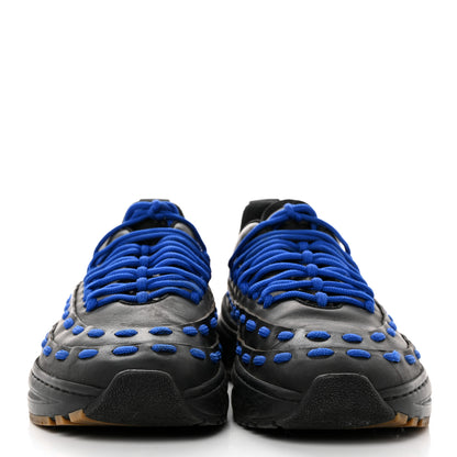 Bottega Veneta Calfskin Speedster Sneakers 44 Black Blue 2 of 8
