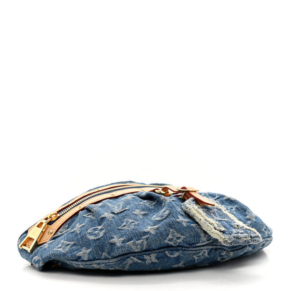 Louis Vuitton Monogram Denim High Rise Bumbag Blue 4 of 10