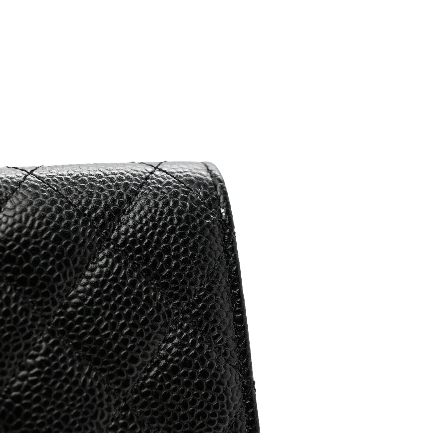 Chanel Caviar Quilted Flap Card Holder Black 9 of 9
