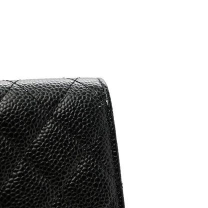 Chanel Caviar Quilted Flap Card Holder Black 9 of 9