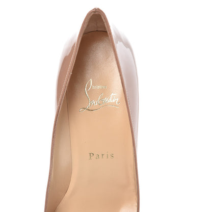 Christian Louboutin Patent No Matter 85 Pumps 38.5 Nude 7 of 10