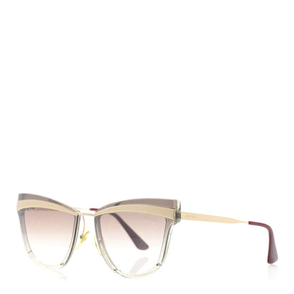 Prada Cinema Evolution 65mm Sunglasses SPR 12U Beige Gradient Mirror 1 of 9