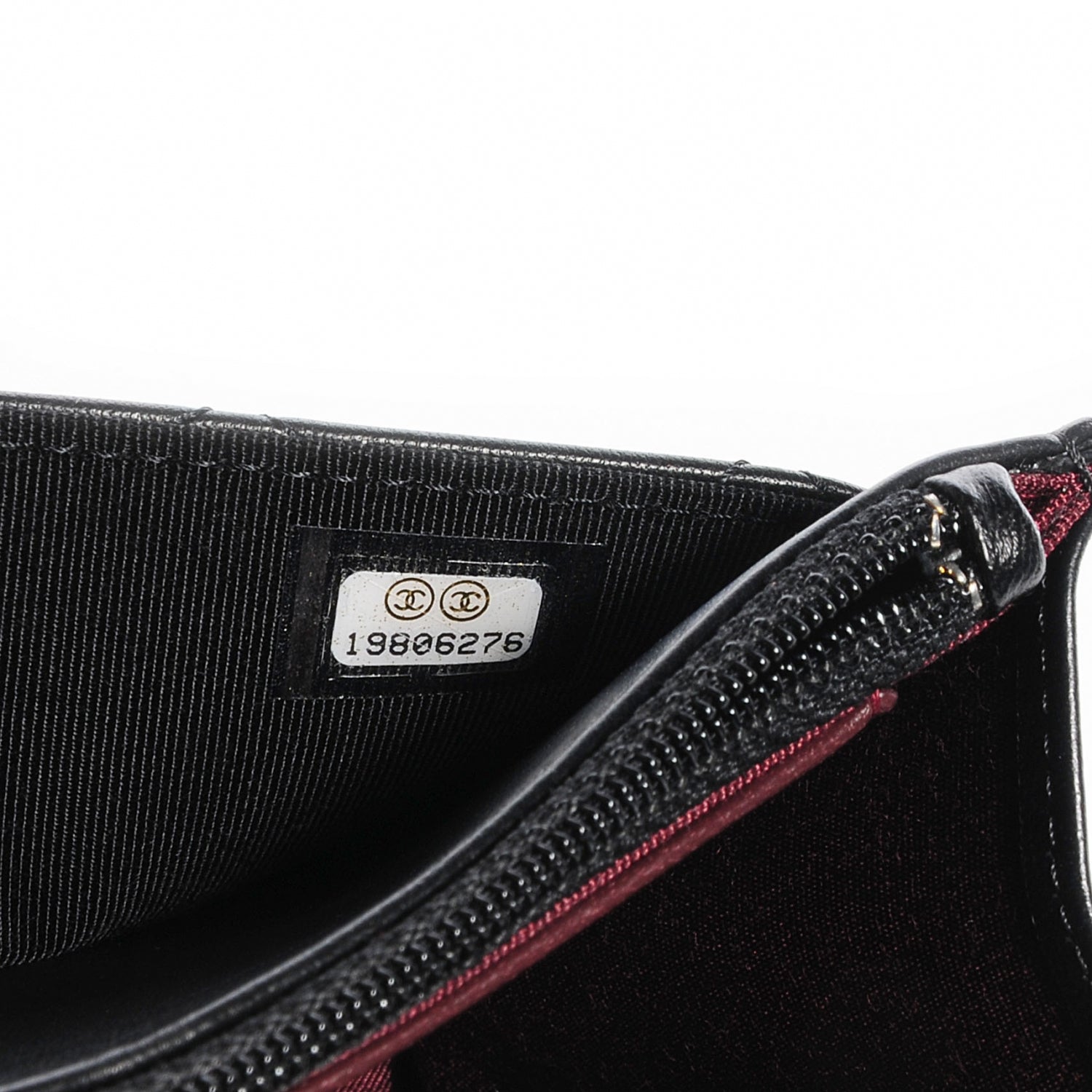 Chanel Lambskin Quilted Wallet on Chain WOC Black 9 of 9