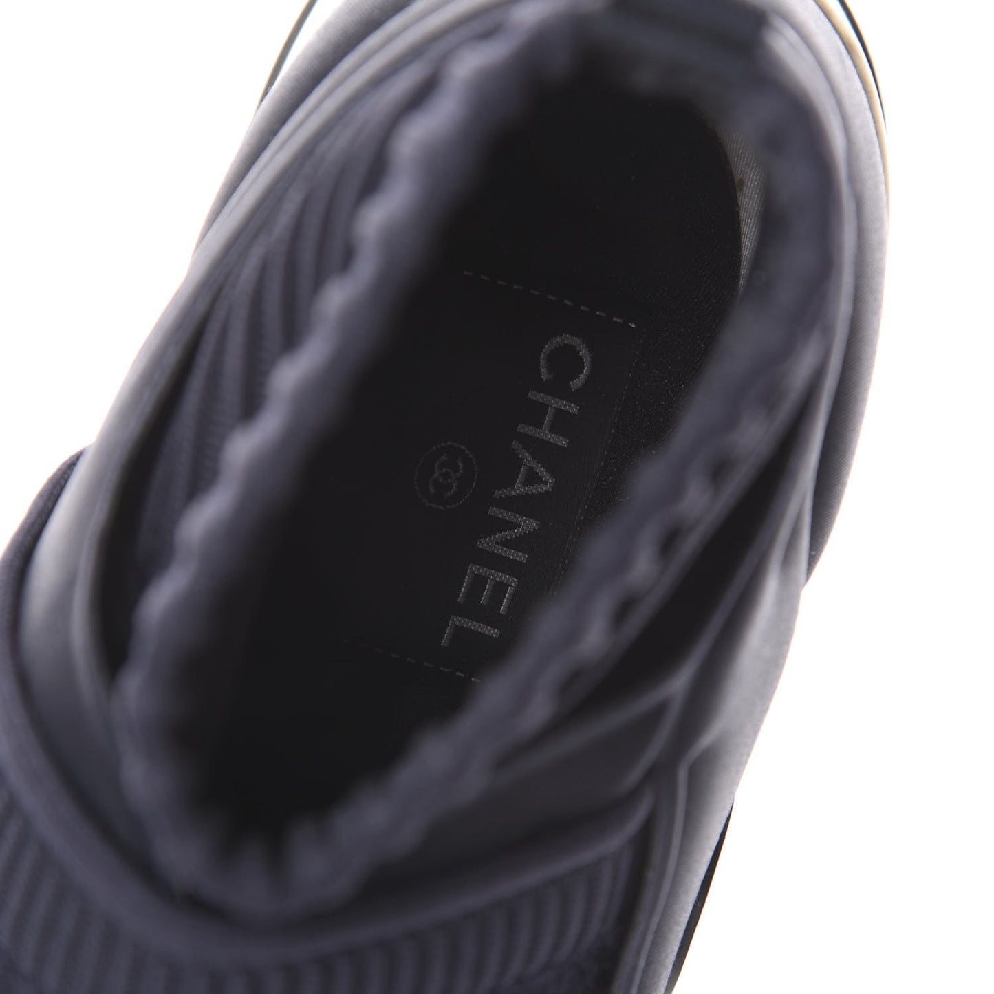 Stretch Fabric CC Sneakers 37 Blue