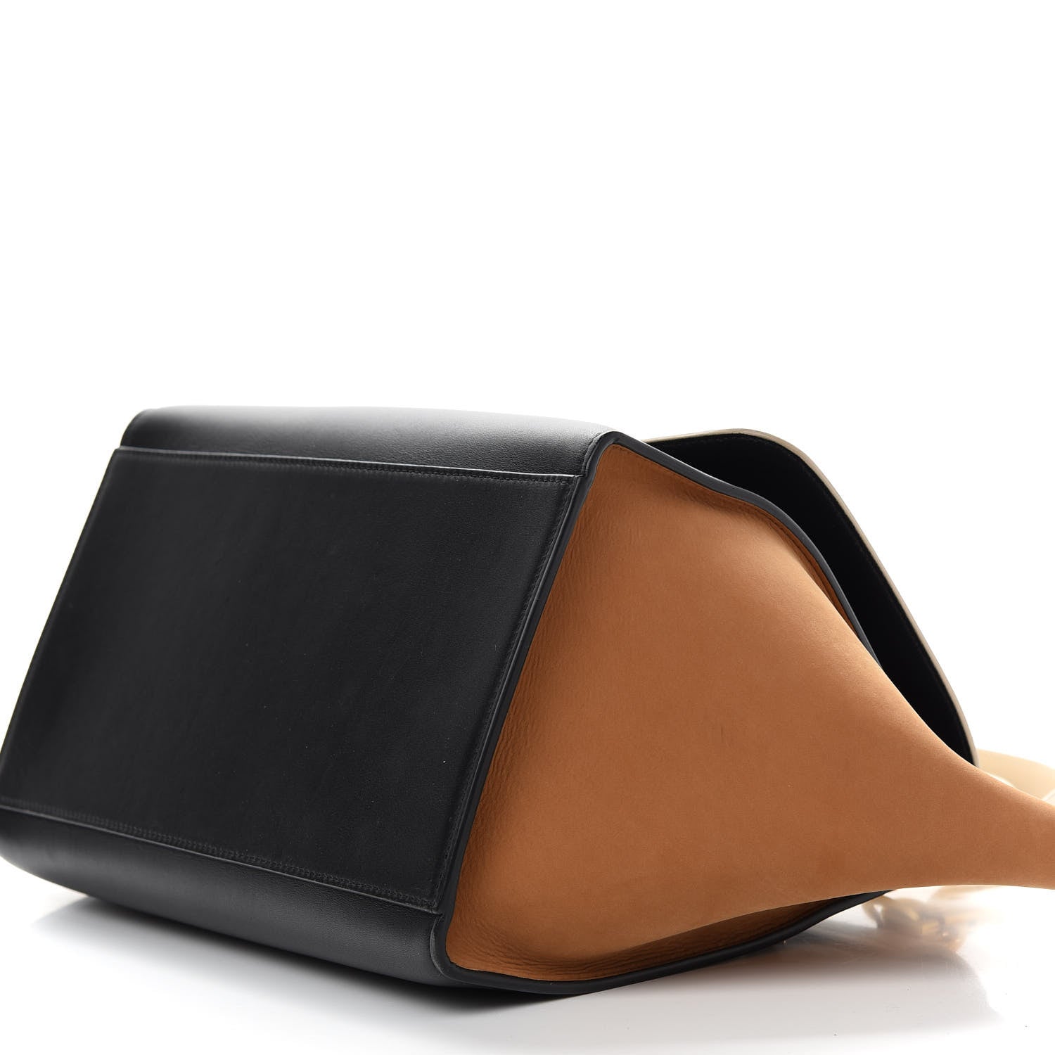 Celine Smooth Calfskin Suede Small Tri-Color Trapeze White 8 of 8