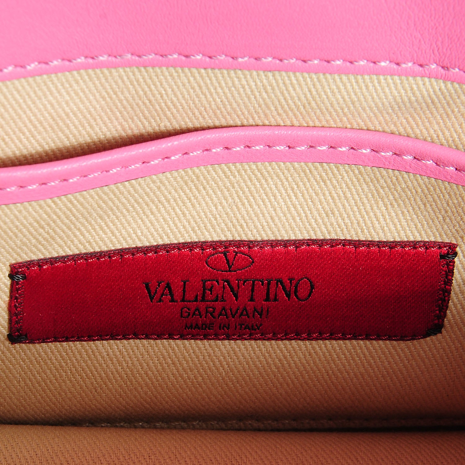 Valentino Garavani Vitello Mini Glam Lock Rockstud Flap Ninphea 5 of 8