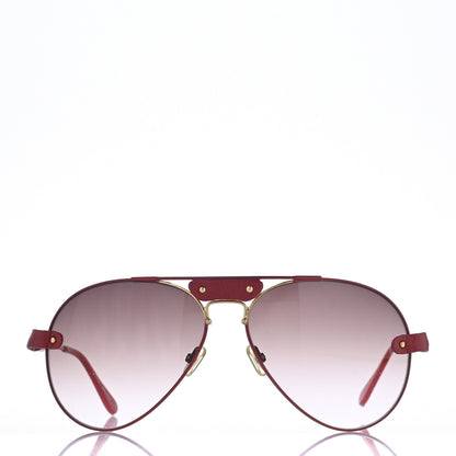 Chloe Tamaris Aviator Sunglasses CL 2104 Gold Red 2 of 8