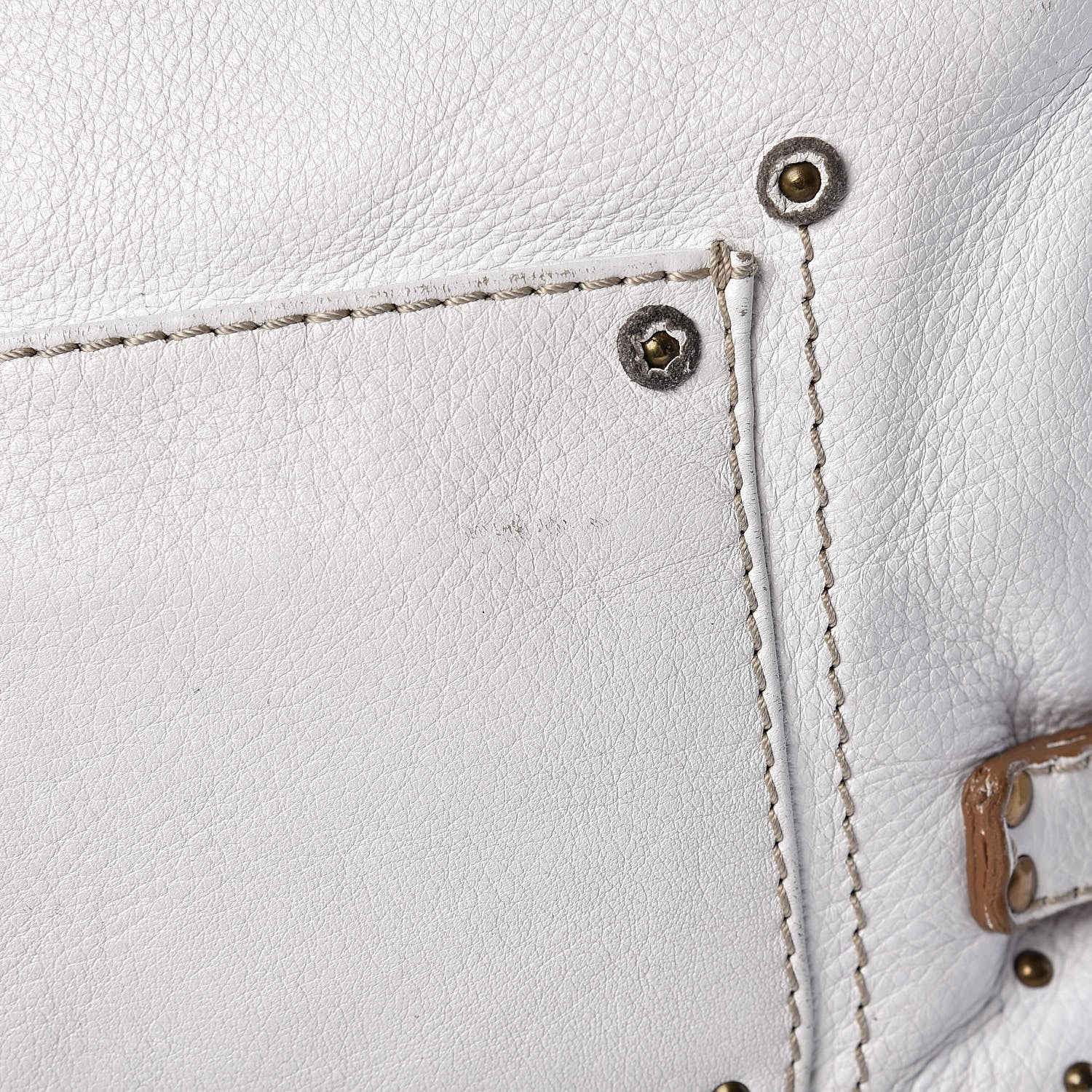 Chloe Calfskin Paddington Hobo White 15 of 36