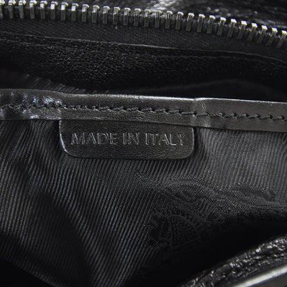 Burberry Leather Metal Stitch Lowry Black 8 of 9