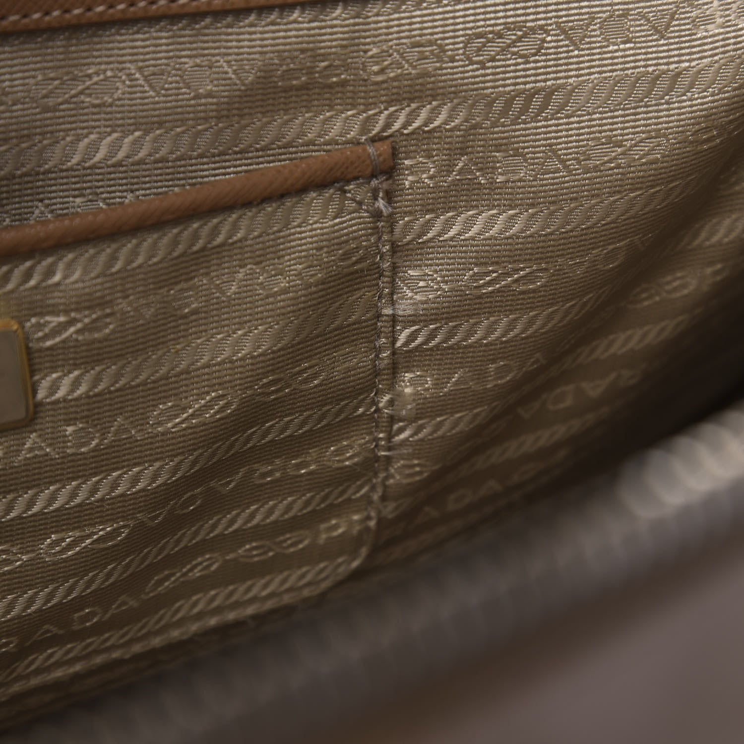Prada Saffiano Medium Galleria Double Zip Tote Caramel 23 of 27