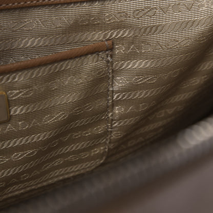 Prada Saffiano Medium Galleria Double Zip Tote Caramel 23 of 27