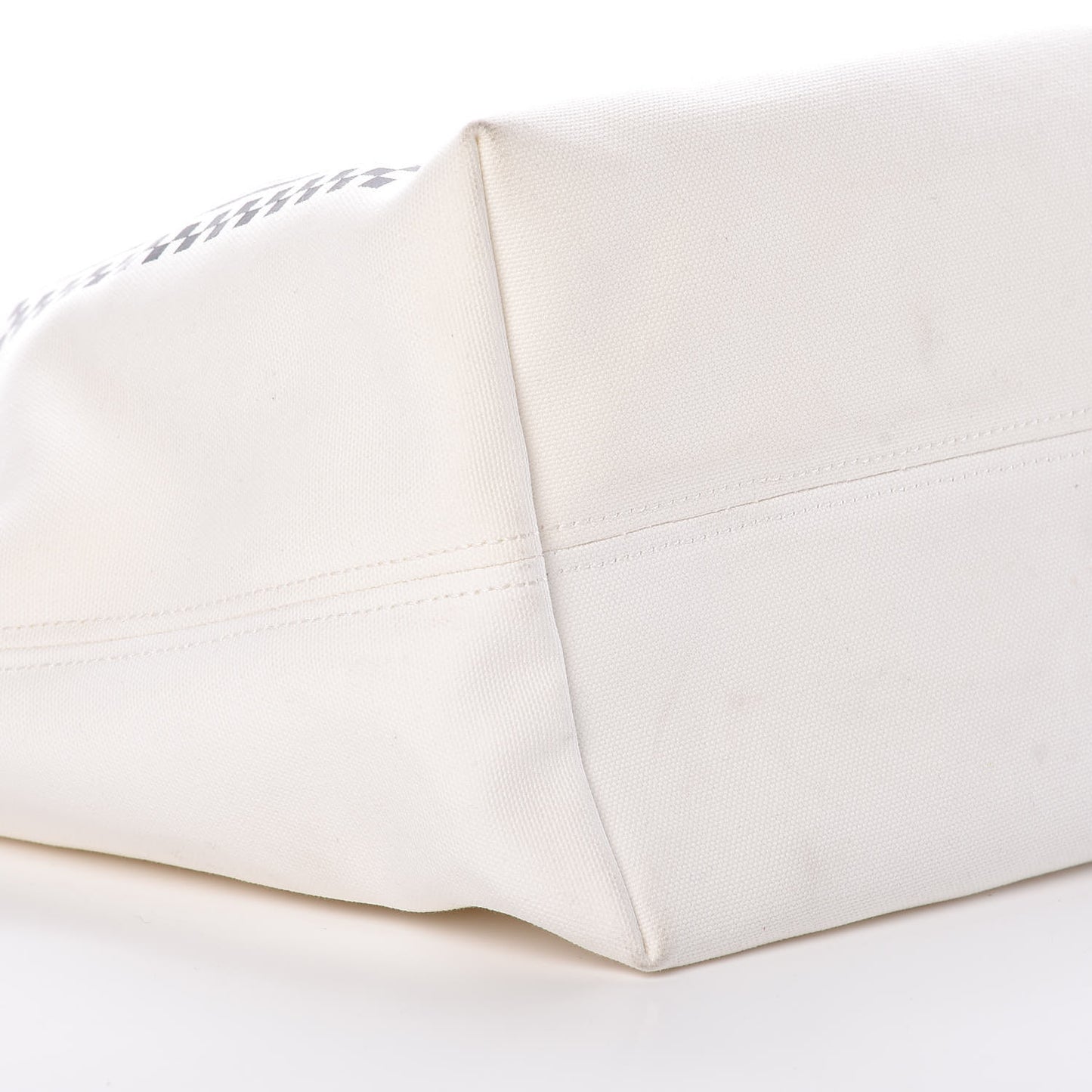 Canvas Logo Tote Black White