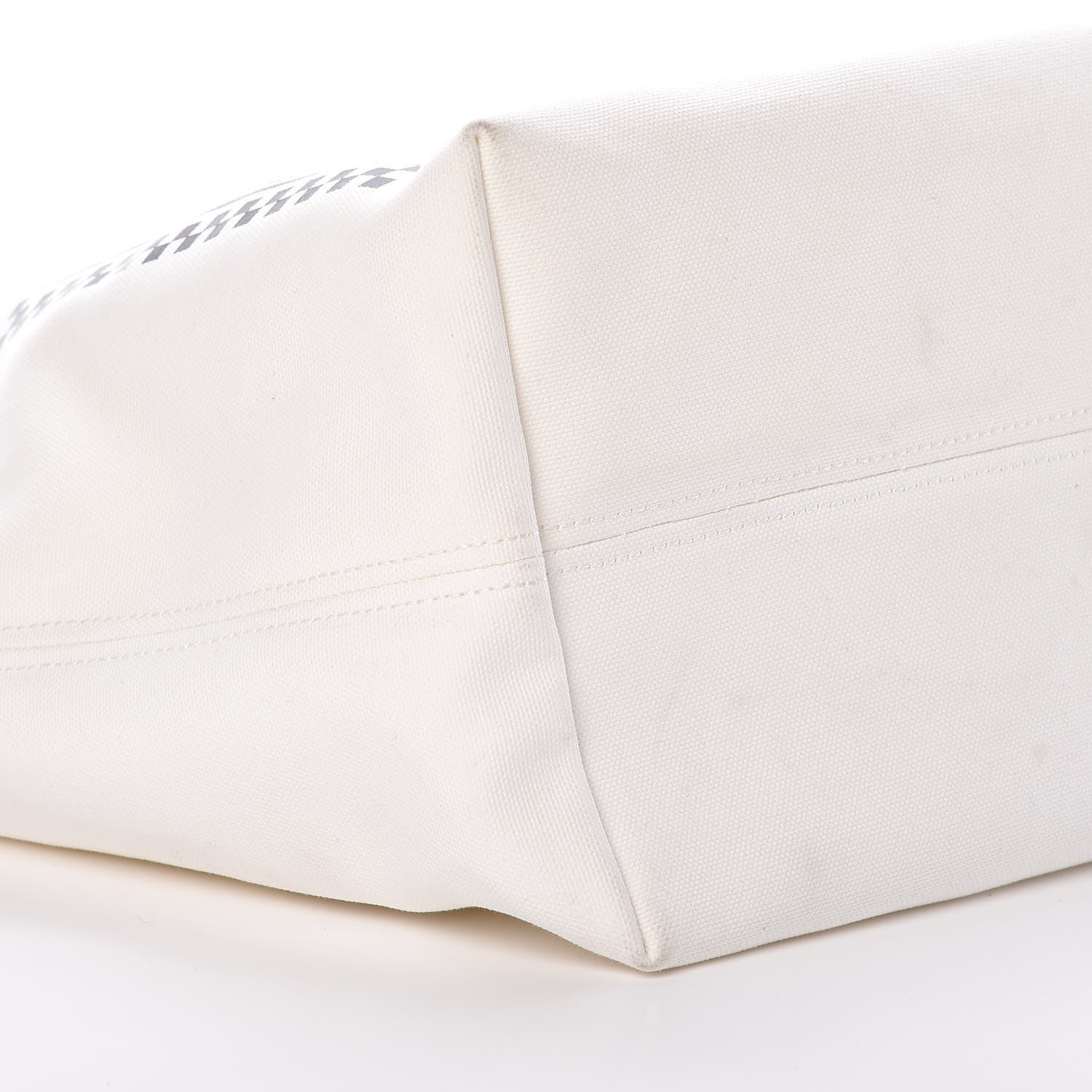 Versace Canvas Logo Tote Black White 8 of 10