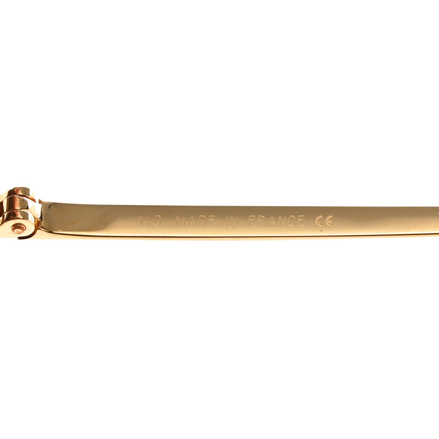Cartier Panthere De Cartier Aviator Sunglasses Gold 6 of 7
