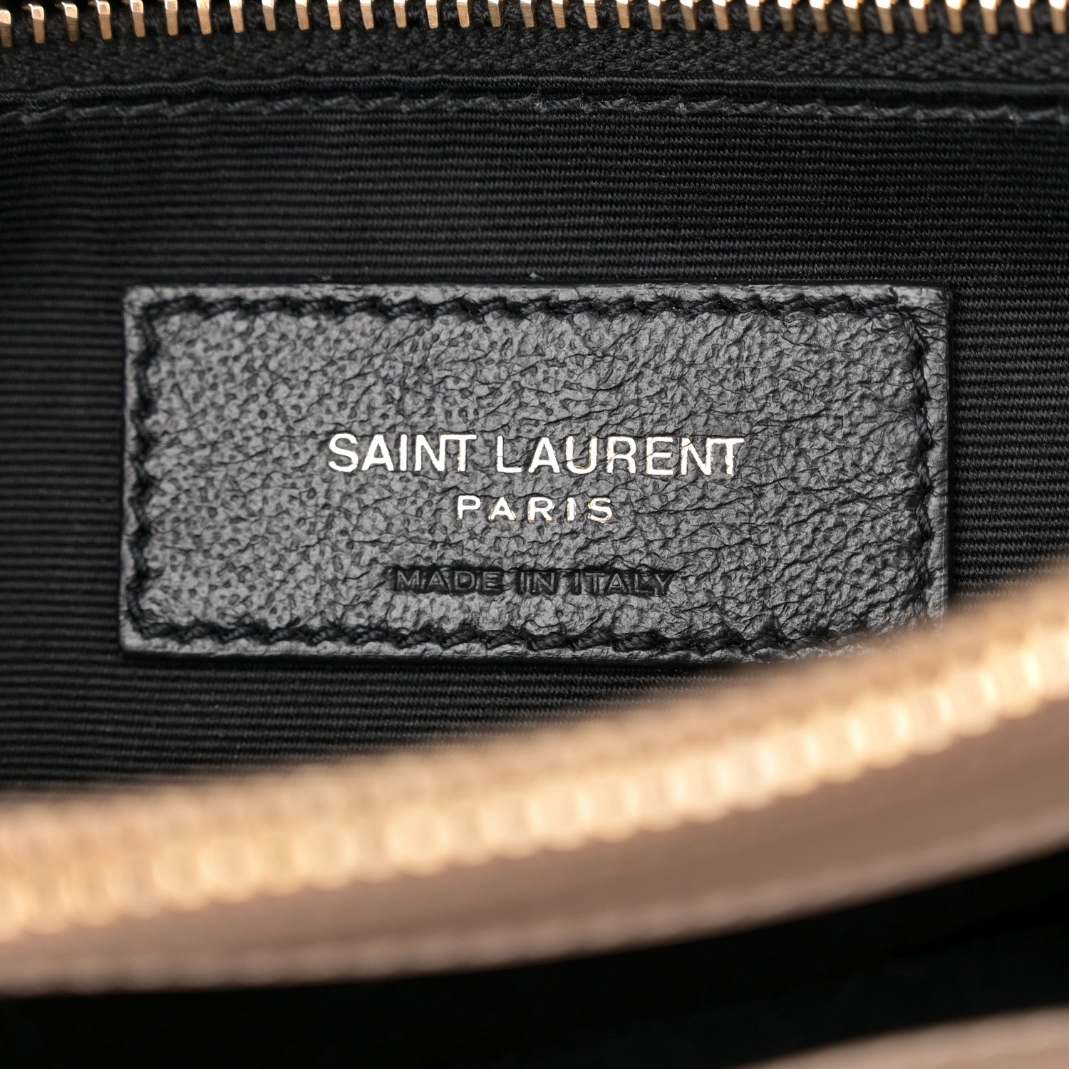 Saint Laurent Calfskin Y Quilted Monogram Medium Loulou Chain Satchel Nude Powder 6 of 15