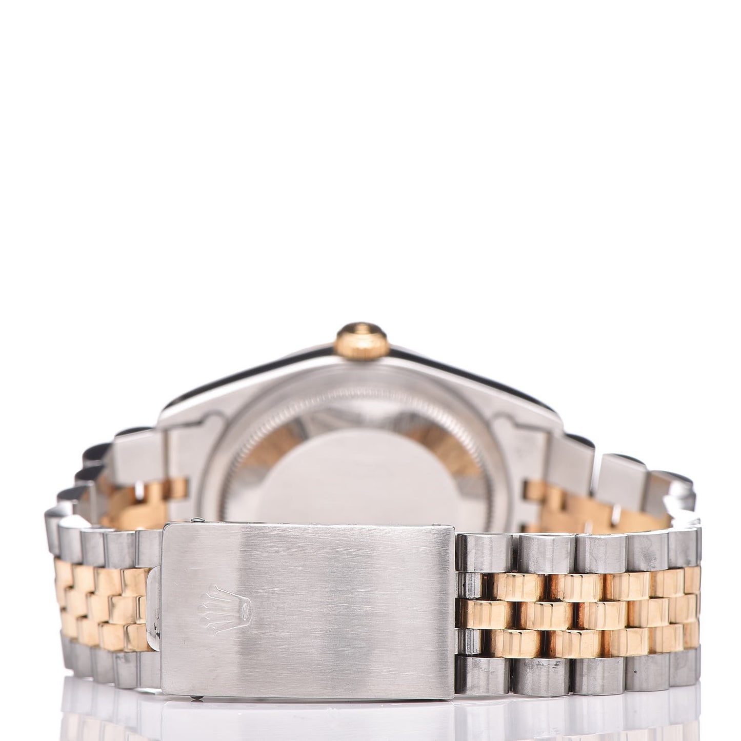 Stainless Steel 18K Yellow Gold 36mm Oyster Perpetual Datejust Watch Champagne 16233