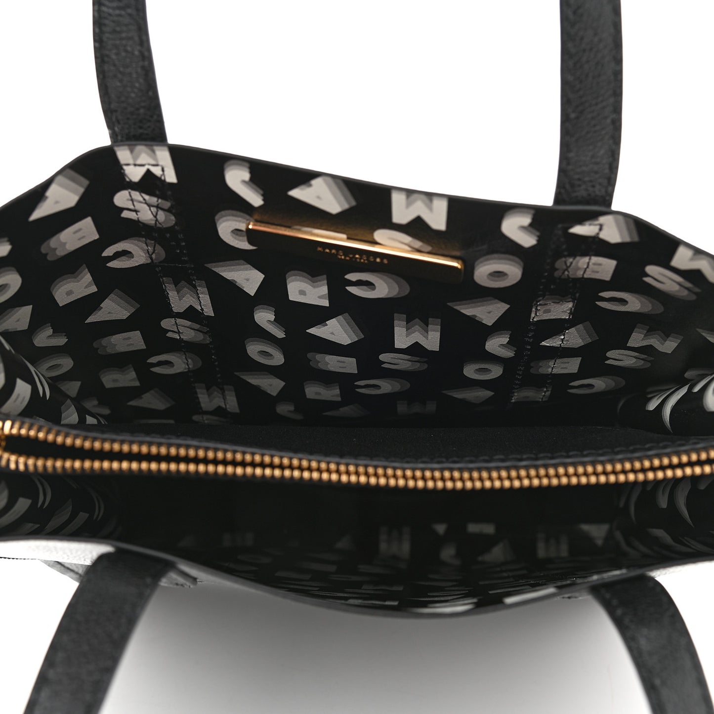 Grained Calfskin The Tag Tote Black