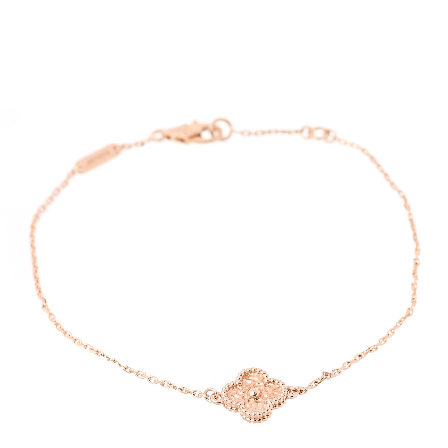 Van Cleef & Arpels 18K Rose Gold Sweet Alhambra Bracelet 1 of 7
